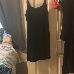 Black cami dress
